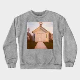 Wisconsin Rural Schoolhouse - Lomography Medium Format Diana F+ Crewneck Sweatshirt